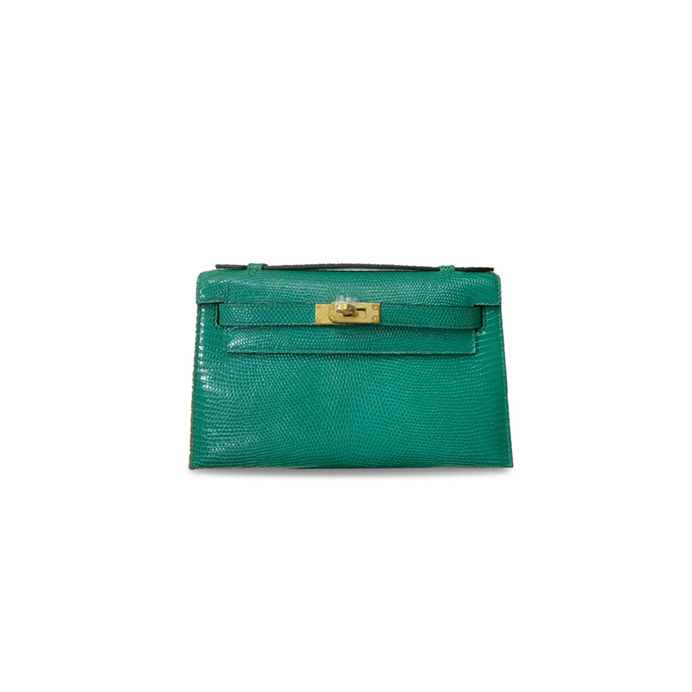 HERMÈS MASTER MINI KELLY MINI BAG LIZARD SKIN (22*14*7cm) 